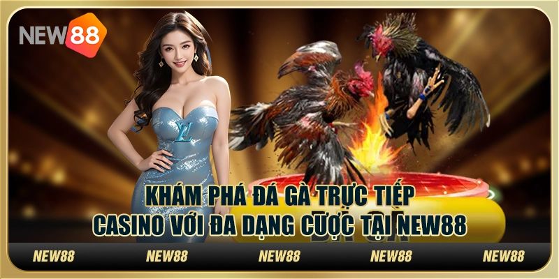 Khám Phá Đá Gà Trực Tiếp Casino Với Đa Dạng Cược Tại New88