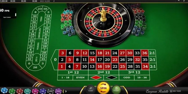 Cấu trúc cơ bản trong cách chơi Roulette 