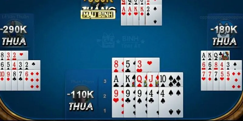 Luật chơi cơ bản trong game mậu binh