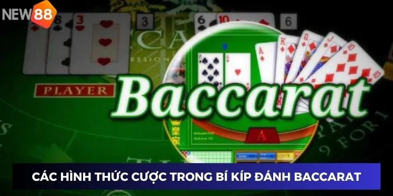 Các hình thức cược trong bí kíp đánh baccarat