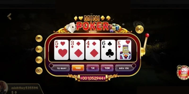 Cách chơi Mini Poker để tối ưu chiến thắng