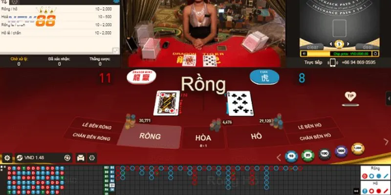 Hướng dẫn cách đặt cược Rồng Hổ hiệu quả