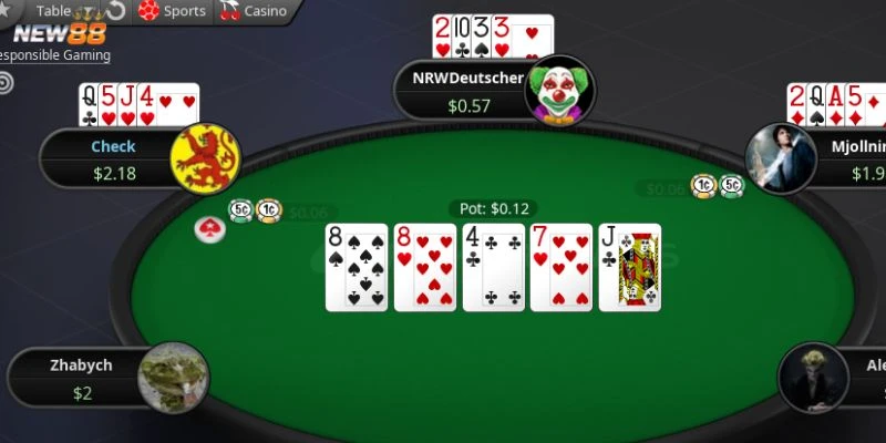 Quy tắc chơi cơ bản trong Omaha Poker 