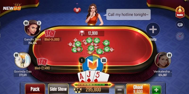 Hướng dẫn cược trong Teen Patti online