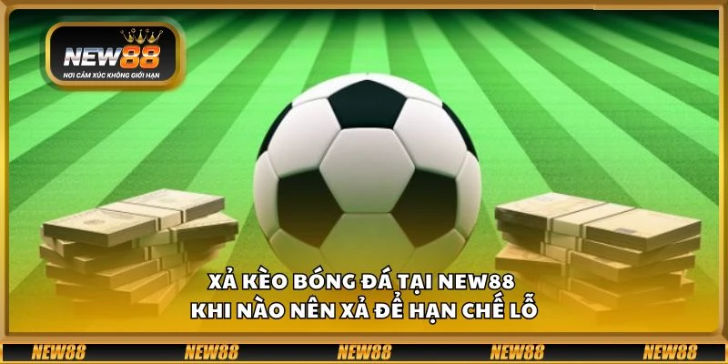 Xả kèo bóng đá tại New88 - Khi nào nên xả để hạn chế lỗ