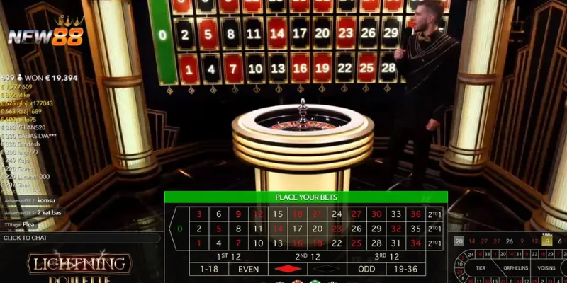 Nguyên lý vận hành của Lightning Roulette