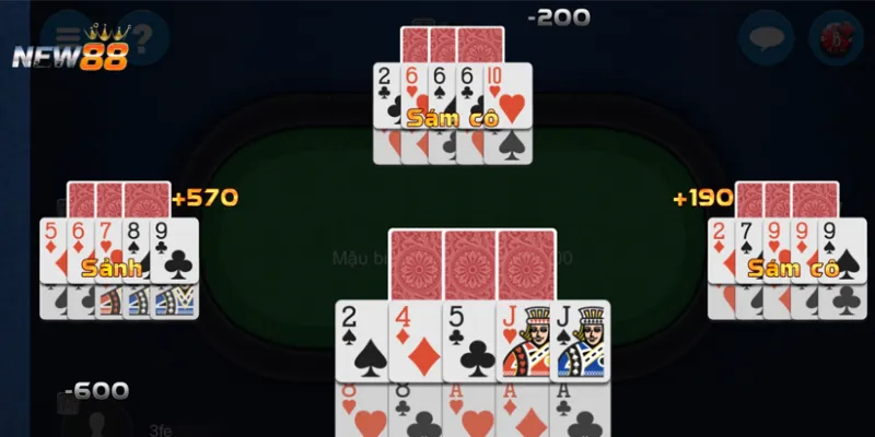 Những tình huống thắng trắng trong bài Mậu Binh